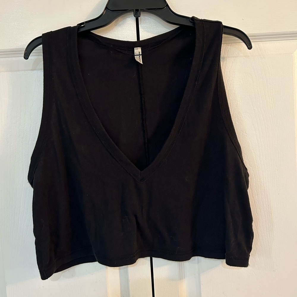 Free People Cropped Flowy tank